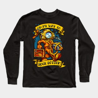 on my way to rock bottom Long Sleeve T-Shirt